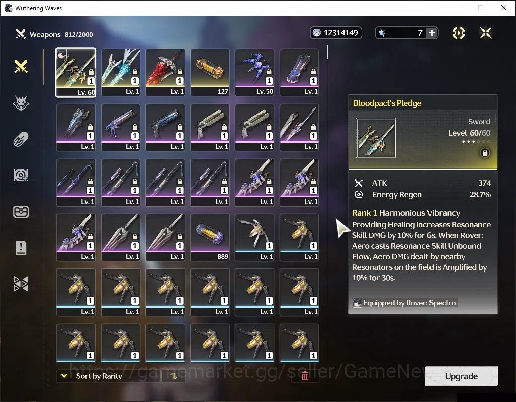 Wuthering Waves Accounts NA|UL 46|120 Lustrous Tide|2 Limited| [Aemeath,Lup image 5