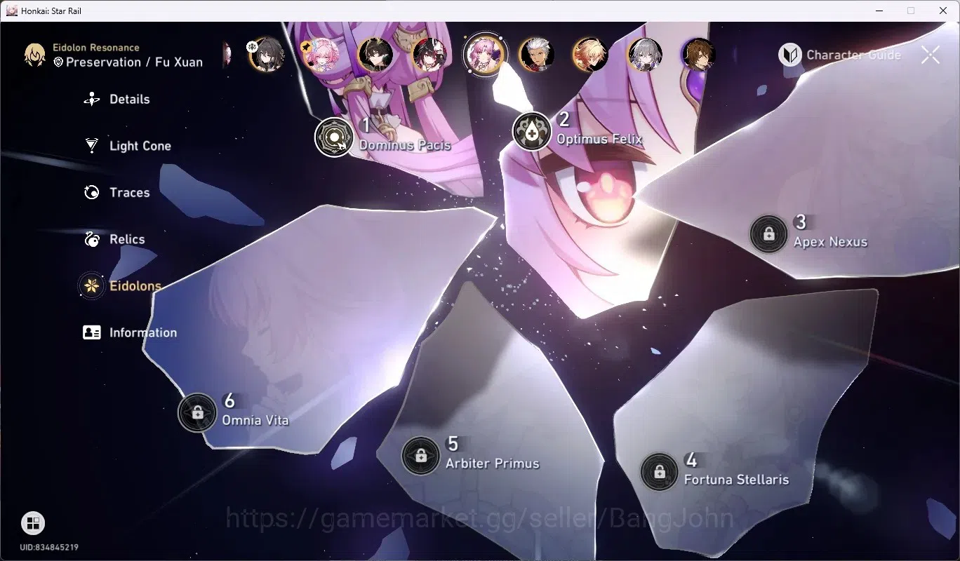 Honkai Star Rail Accounts ASIA|TL 67| Characters Limited[Castorice]+Sign1,Ru image 11