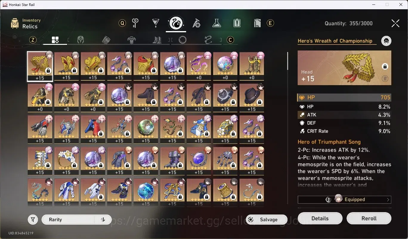 Honkai Star Rail Accounts ASIA|TL 67| Characters Limited[Castorice]+Sign1,Ru image 4