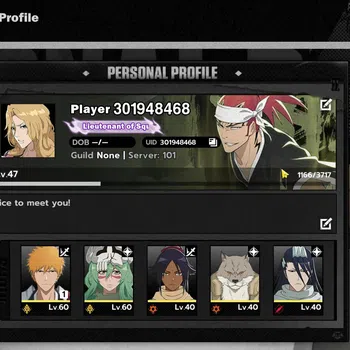 BLEACH: Soul Resonance Accounts Nuverse SEA|Lv.47|5 SSR 4 Sign