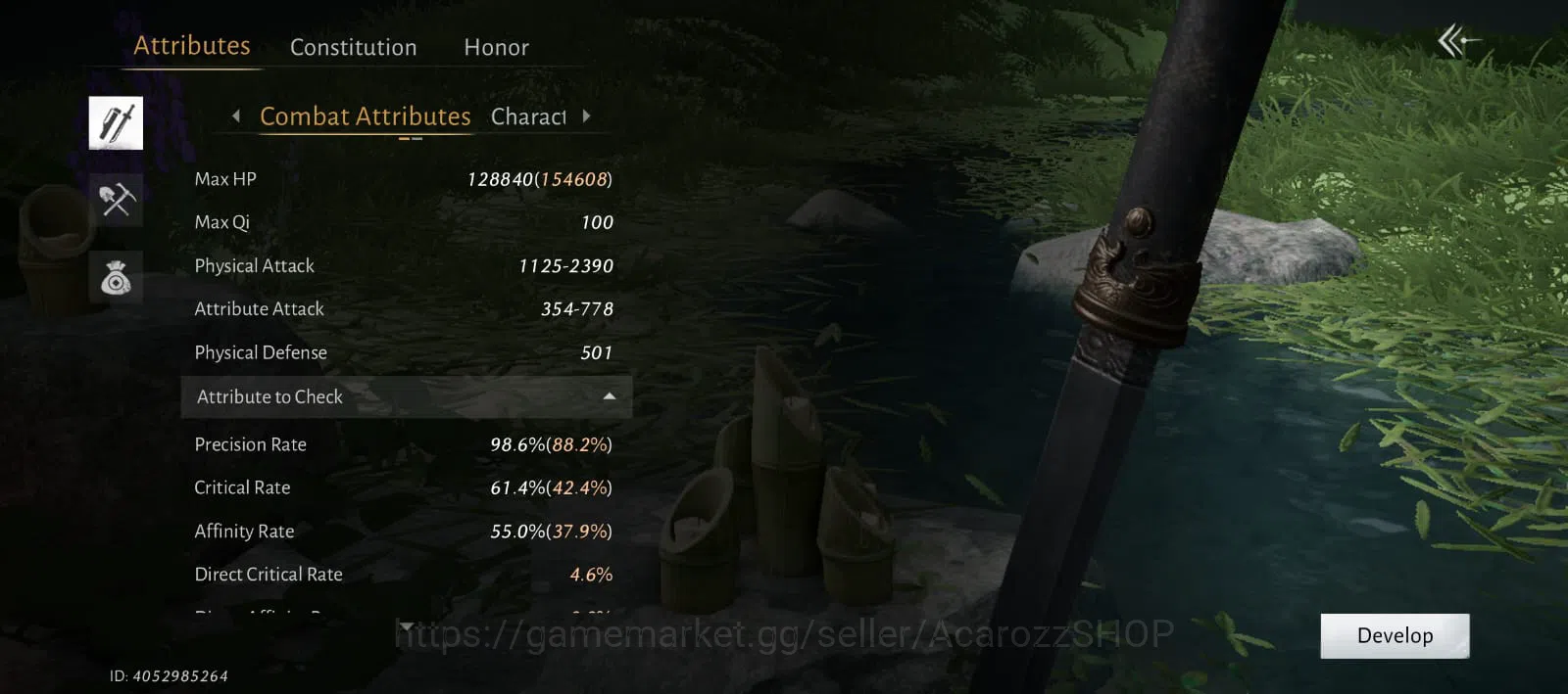Where Winds Meet Accounts GLOBAL /Asia/ LEVEL 95/30.700 GS/ INNERWAYS Tier 6 image 5