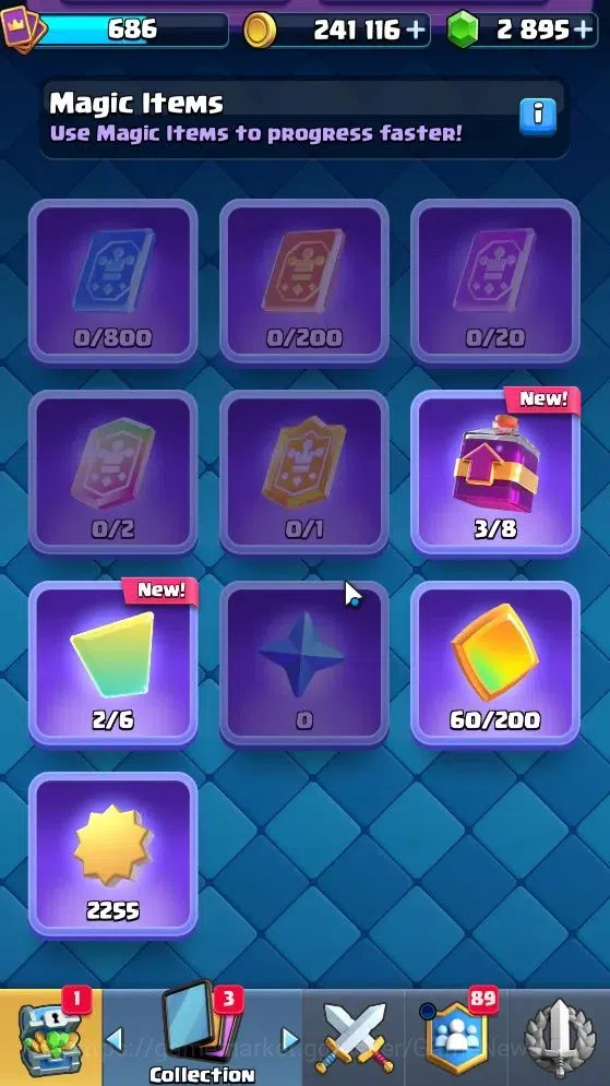 Clash Royale Accounts High-End KTL 10|Trophy 4216|Total Card 88|1 Hero 4 EVO 7 Legend 36 Epic 32 Rare 12 9