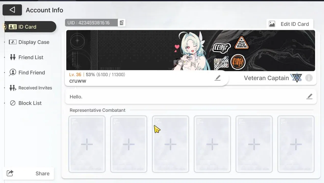 Chaos Zero Nightmare Accounts GLOBAL|Lv36|5 SSR[HeidemarieM2,Rei,Hugo,Nine,Haru] image 2