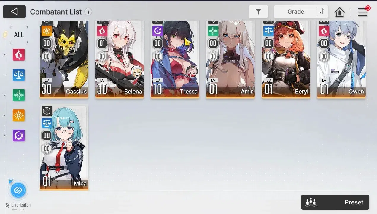 Chaos Zero Nightmare Accounts GLOBAL|Lv36|5 SSR[HeidemarieM2,Rei,Hugo,Nine,Haru] image 4