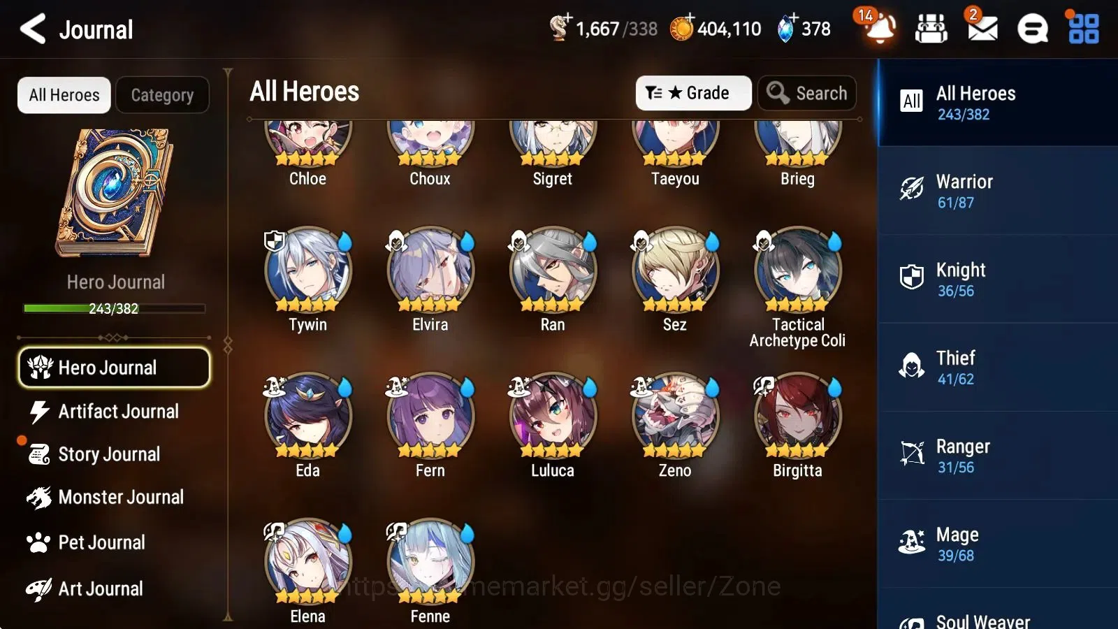 Epic Seven Accounts High-End ASIA Verif 34ML (Zio, Peira, Iylnav, Harsetti, LOTScales Etc.)|PoH ON|SS 1.6K|Stove(ES752Z) 12