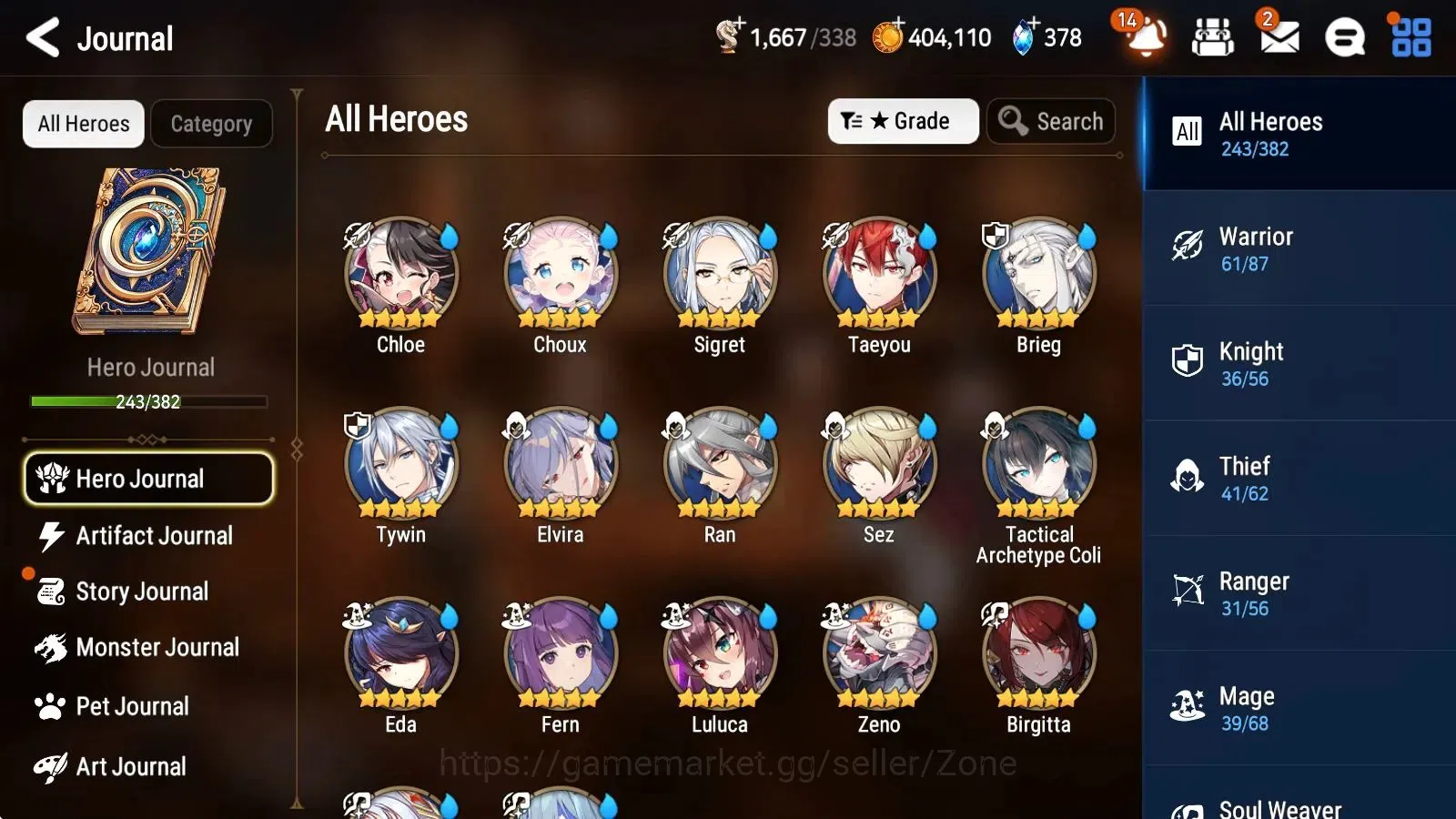 Epic Seven Accounts High-End ASIA Verif 34ML (Zio, Peira, Iylnav, Harsetti, LOTScales Etc.)|PoH ON|SS 1.6K|Stove(ES752Z) 13