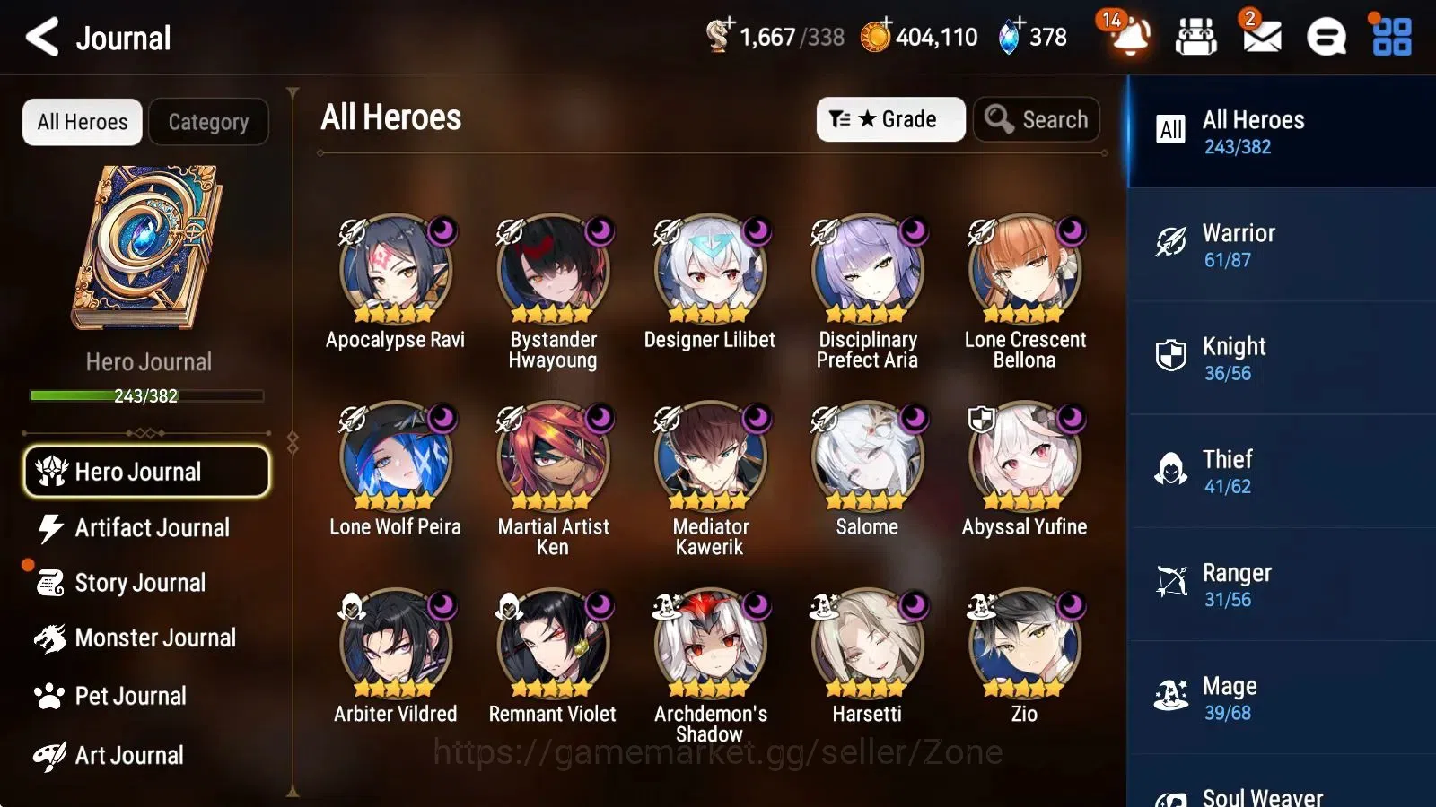 Epic Seven Accounts High-End ASIA Verif 34ML (Zio, Peira, Iylnav, Harsetti, LOTScales Etc.)|PoH ON|SS 1.6K|Stove(ES752Z) 16