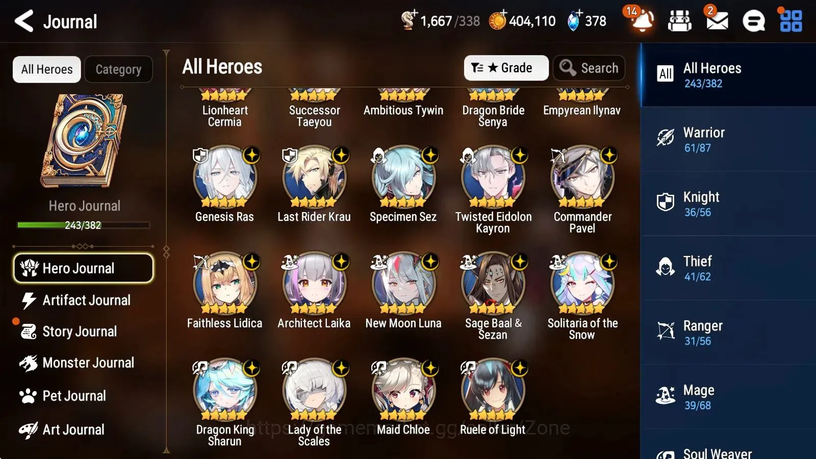 Epic Seven Accounts High-End ASIA Verif 34ML (Zio, Peira, Iylnav, Harsetti, LOTScales Etc.)|PoH ON|SS 1.6K|Stove(ES752Z) 17