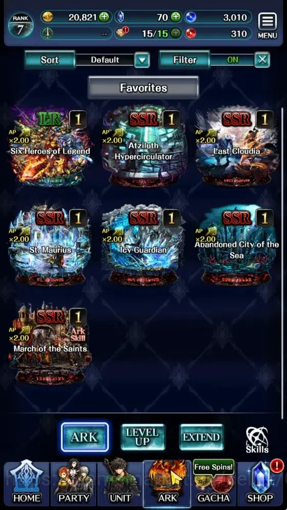 Last Cloudia Accounts Others GLOBAL|Rank 7|Collab Brave Frontier (Goddess Tilith,Fire God Vargas) + (Goddess Lilaha)| 1 LR 6 2