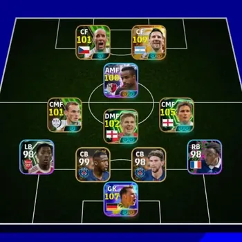 eFootball Accounts Legends & Iconic Players Mobile|PW 3133|Bigtime Lionel Messi|Showtime Neuer, Epic Jan Koller