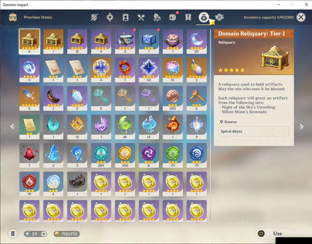 Genshin Impact Accounts ASIA|AR56|8 Limit+4(*5WeP)|Semi Prime Nefer|Lauma+ image 11