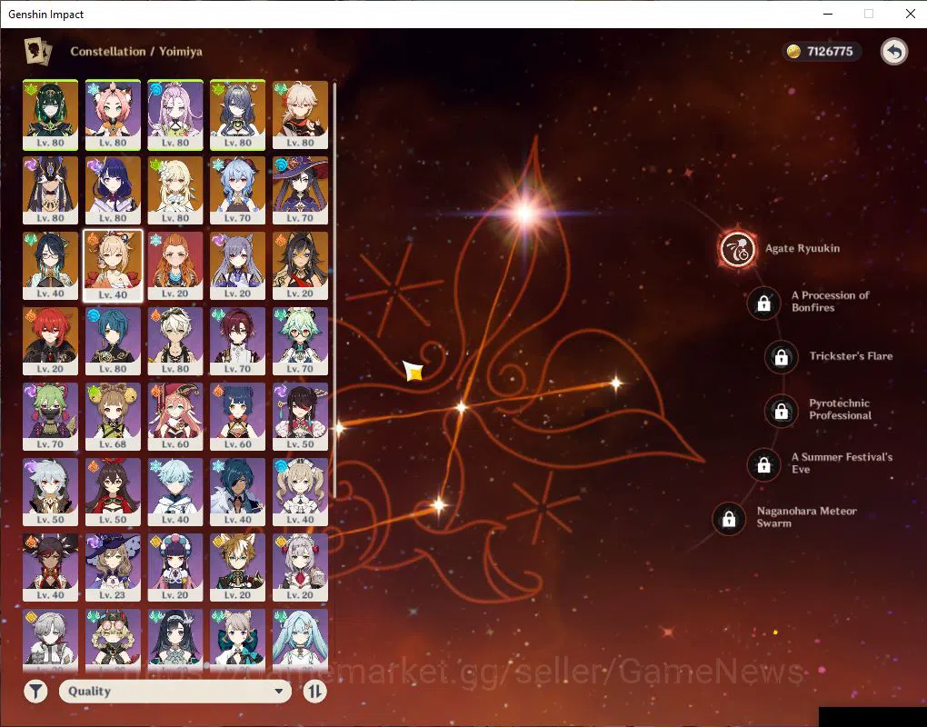 Genshin Impact Accounts ASIA|AR56|8 Limit+4(*5WeP)|Semi Prime Nefer|Lauma+ image 5