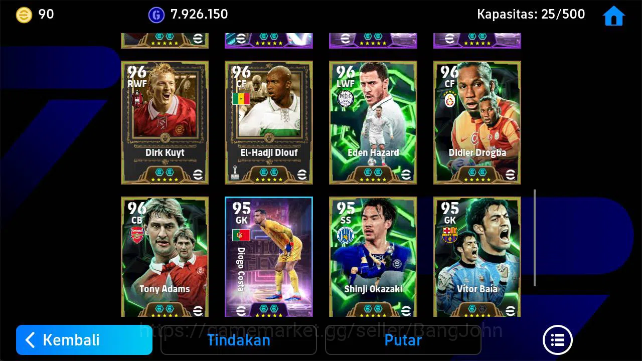 eFootball Accounts power 3200| eric cantona epic, matthaus epic, van image 6