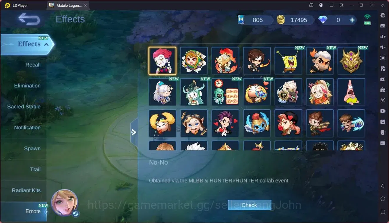 Mobile Legends: Bang Bang Accounts GLOBAL Hero 97 Skin 149 | DRtamer(Valir,Kimmy,Mash image 13