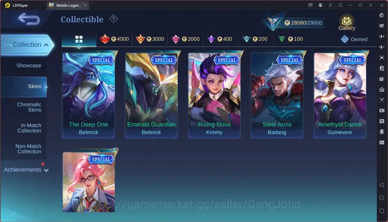 Mobile Legends: Bang Bang Accounts GLOBAL Hero 97 Skin 149 | DRtamer(Valir,Kimmy,Mash image 5