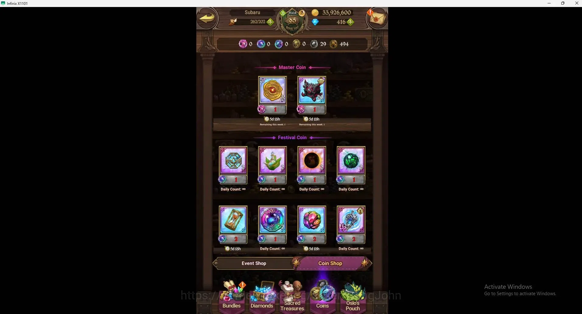 The Seven Deadly Sins: Grand Cross Accounts ASIA |5M CC|416 Dm|LR Cusack 2/6|UR Mesis 2/6,Meno image 2