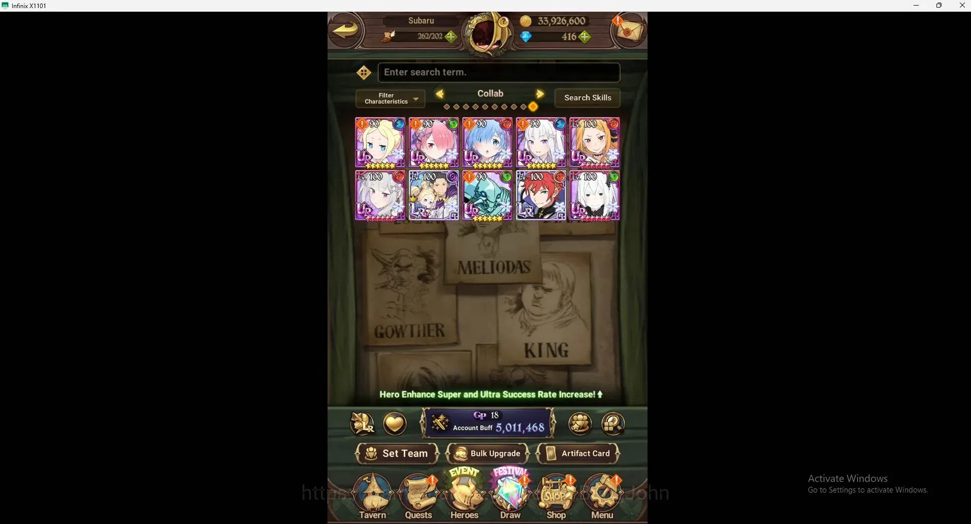 The Seven Deadly Sins: Grand Cross Accounts ASIA |5M CC|416 Dm|LR Cusack 2/6|UR Mesis 2/6,Meno image 5