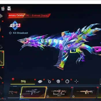 Blood Strike Accounts Others Asia|1 EVO: FAL-Evolved Draco|AOT FAL|7 Ultra WP|MEELE Katana-Ronin|Slippers|9 Stiker