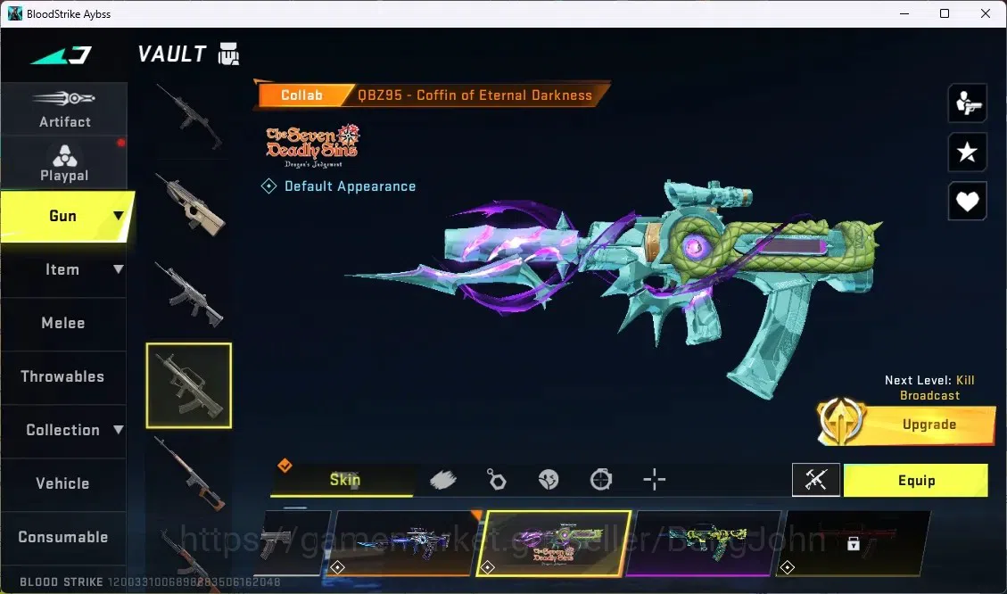 Blood Strike Accounts ASIA | ETERNAL: Vector-Shadowdrake|Eternal Zero -  image 20