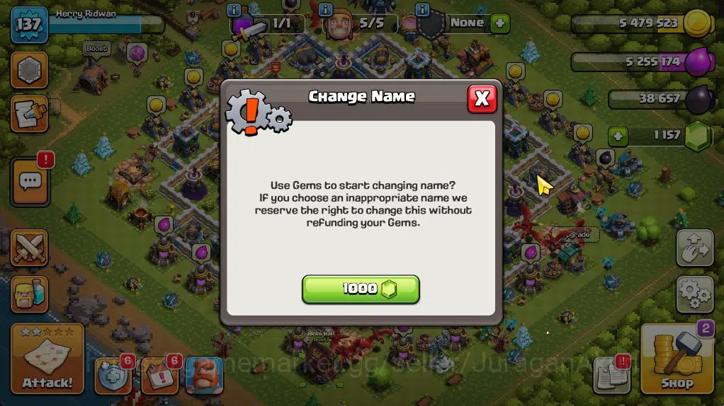 Clash of Clans Accounts Starter TH 13 - BH 8|Limited Skin|LV 137|HH 7|BK 46,AQ 63,GW 29,MP 36,RC 3|CN OFF|Protect ON|TAKE 8