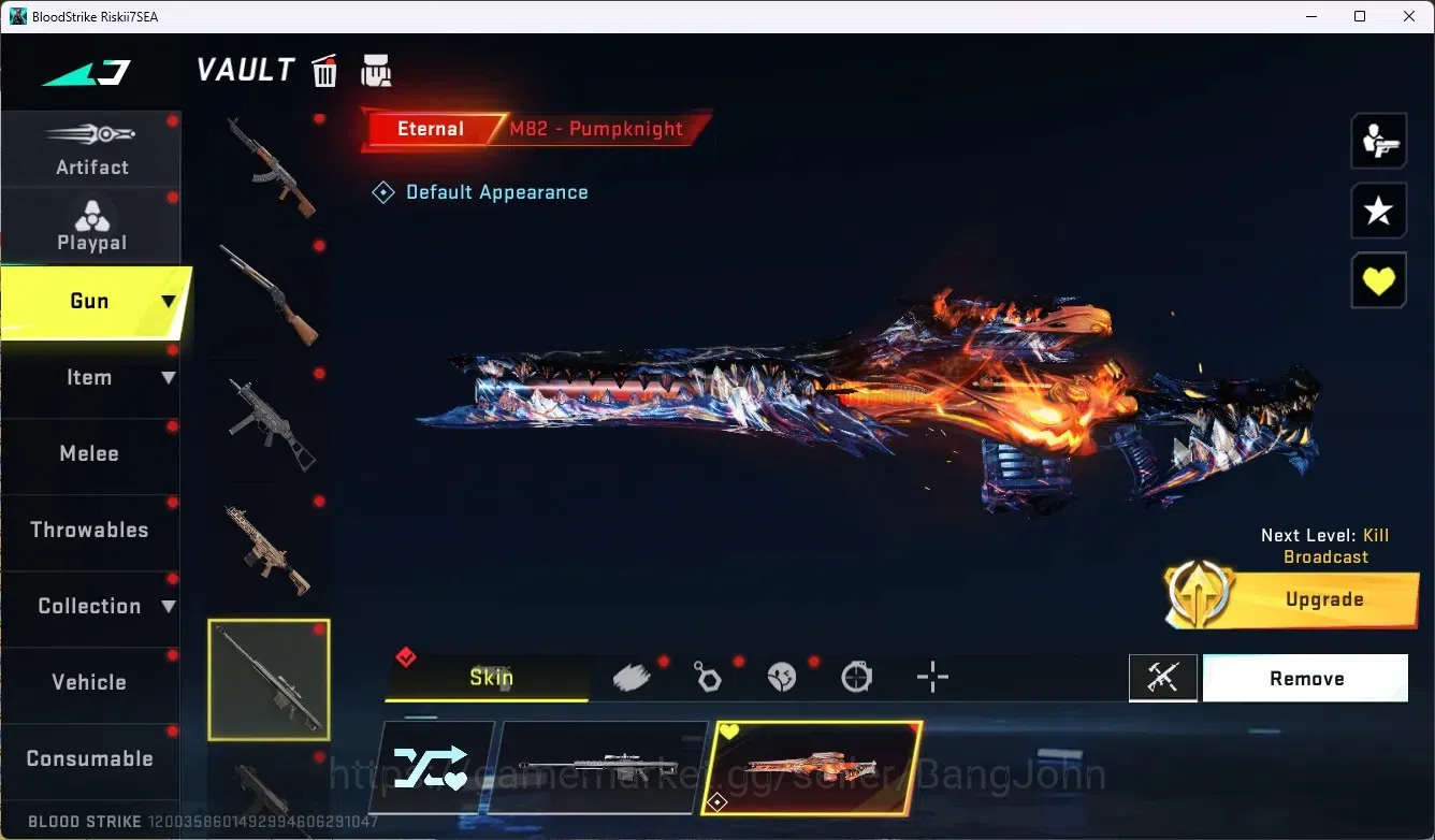 Blood Strike Accounts ASIA|2 Evo Gun: MP5-Guard&AK47-Hellride|1 EVO Coll image 12