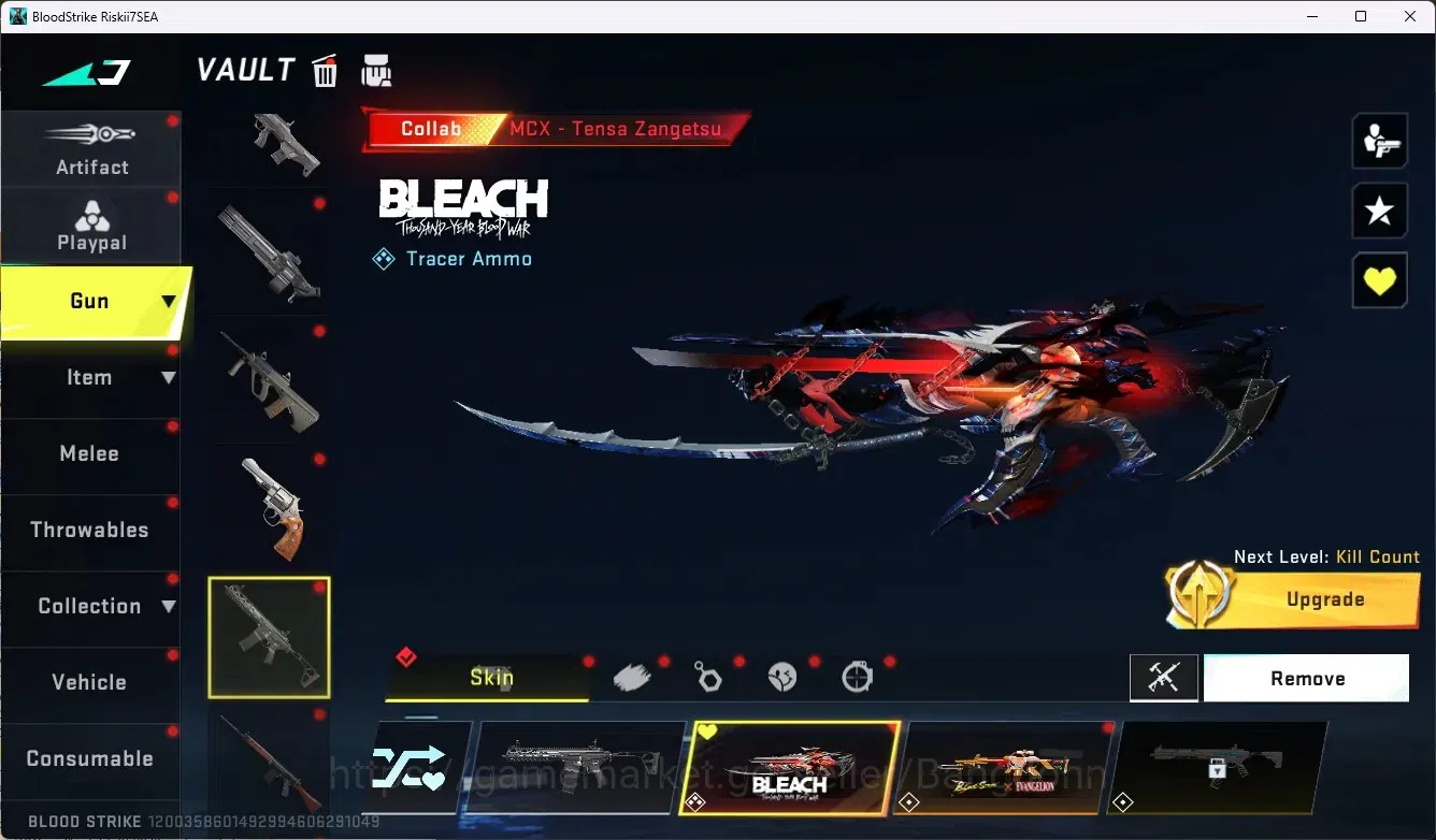 Blood Strike Accounts ASIA|2 Evo Gun: MP5-Guard&AK47-Hellride|1 EVO Coll image 14