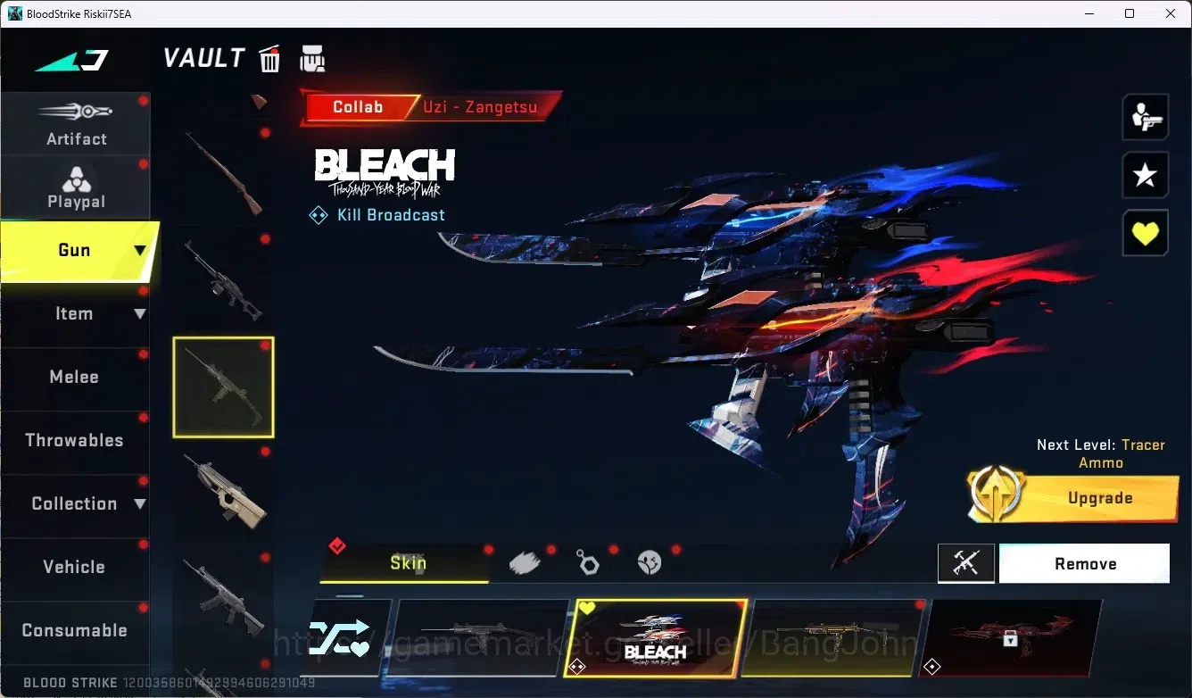 Blood Strike Accounts ASIA|2 Evo Gun: MP5-Guard&AK47-Hellride|1 EVO Coll image 17