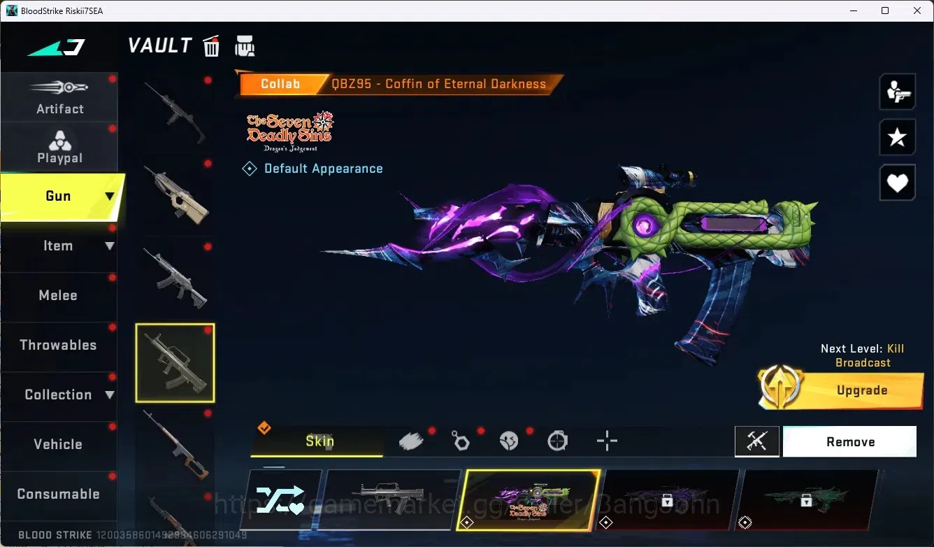 Blood Strike Accounts ASIA|2 Evo Gun: MP5-Guard&AK47-Hellride|1 EVO Coll image 18