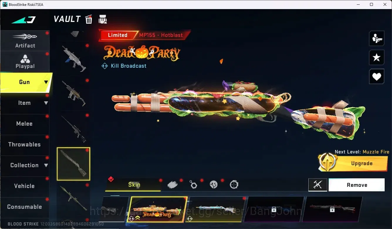 Blood Strike Accounts ASIA|2 Evo Gun: MP5-Guard&AK47-Hellride|1 EVO Coll image 19