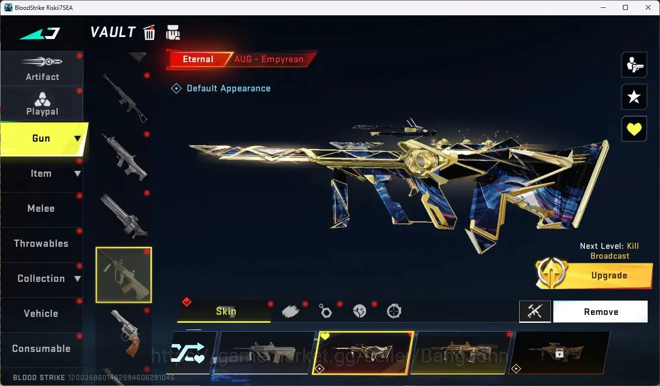 Blood Strike Accounts ASIA|2 Evo Gun: MP5-Guard&AK47-Hellride|1 EVO Coll image 8
