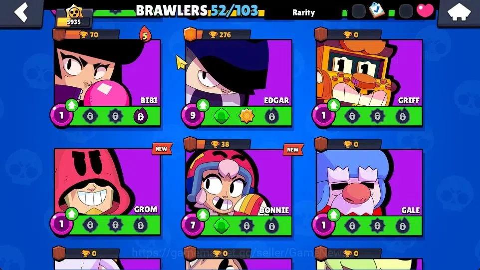 Brawl Stars Accounts 5935 Trophy|14K Bling|52 Brawlers 4 Max| 1 Hyperc  image 13