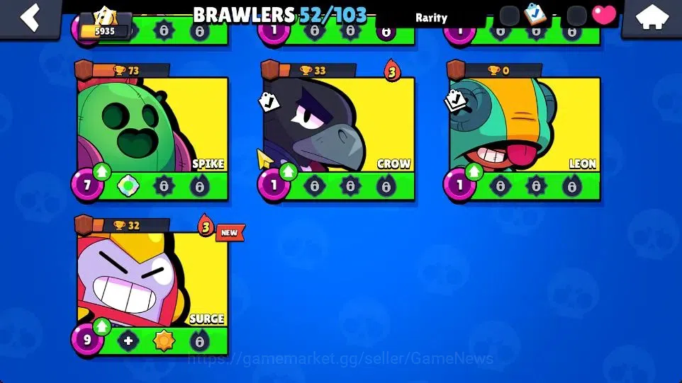 Brawl Stars Accounts 5935 Trophy|14K Bling|52 Brawlers 4 Max| 1 Hyperc  image 17