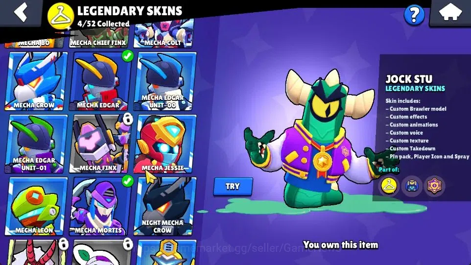 Brawl Stars Accounts 5935 Trophy|14K Bling|52 Brawlers 4 Max| 1 Hyperc  image 19