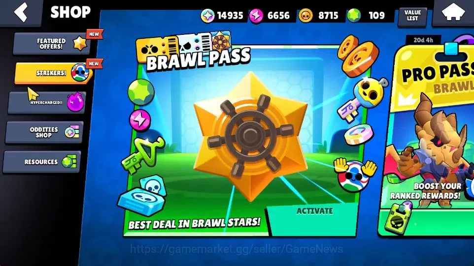 Brawl Stars Accounts 5935 Trophy|14K Bling|52 Brawlers 4 Max| 1 Hyperc  image 8