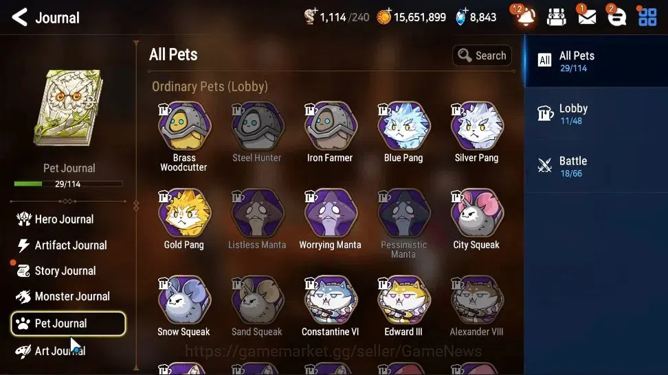 Epic Seven Accounts Starter GLOBAL Verif|New Era|8 ML(SN Yulha,LC Bellona,etc)+Estelle,AB Fumyr,Etc|Theater OFF+Newbie 20
