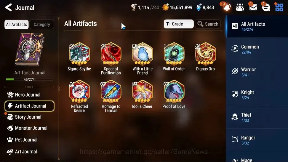 Epic Seven Accounts Starter GLOBAL Verif|New Era|8 ML(SN Yulha,LC Bellona,etc)+Estelle,AB Fumyr,Etc|Theater OFF+Newbie 9