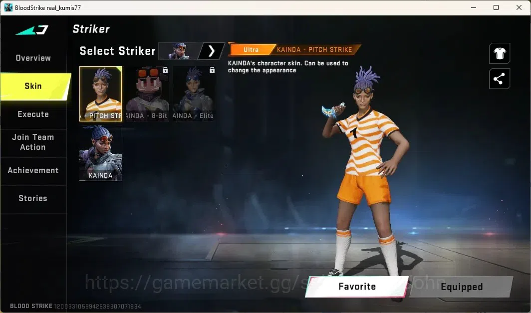 Blood Strike Accounts Rare Skin ASIA |2 Eternal Guns: Desert Eagle, AUG-Empyrean|2TR Guns|6STRIKER|1 ULTRA MELEE|1 Epic Name 17