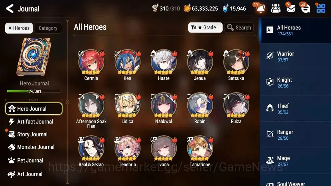 Epic Seven Accounts Global Unverif| 14 ML (Shepherd ot Dark Diene, Rhi image 2