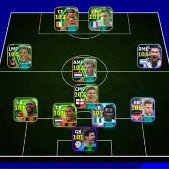 eFootball Accounts Legends & Iconic Players Android|Power 3156|8 Epic Didier Drogba,Ronaldinho Gaucho,Eric Cantona,Rui