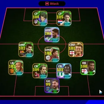 eFootball Accounts Legends & Iconic Players Android|Power 3155|Big Time Old David Beckham|11 Epic Marco Van Basten,Franco