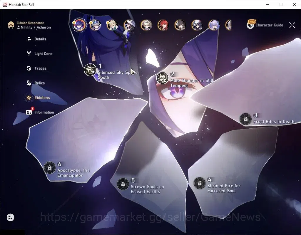 Honkai Star Rail Accounts ASIA|TL 70|15 Limited|[(AcheronE2,Saber,Firefly,Ar image 5
