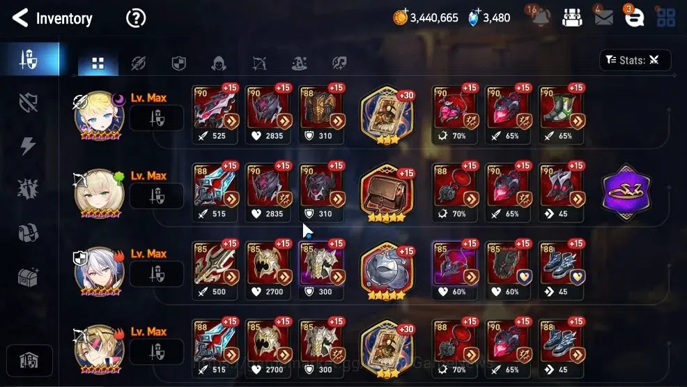 Epic Seven Accounts GLOBAL UnVerif|19 ML(RnL,Salome,LOTScales,BArunka, image 19
