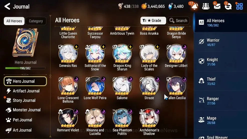 Epic Seven Accounts GLOBAL UnVerif|19 ML(RnL,Salome,LOTScales,BArunka, image 7