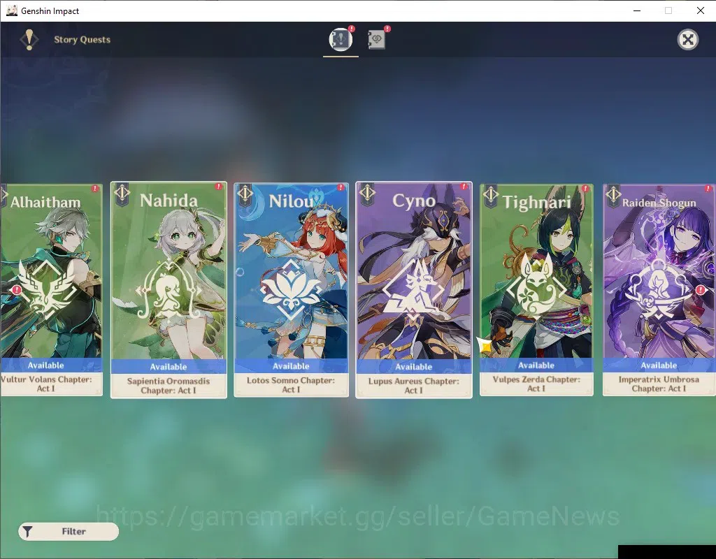 Genshin Impact Accounts ASIA|AR 50|BD Unset|1 Limited + 3 (*5Standart)|[Ar image 17