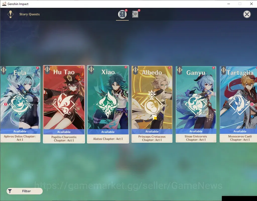 Genshin Impact Accounts ASIA|AR 50|BD Unset|1 Limited + 3 (*5Standart)|[Ar image 18