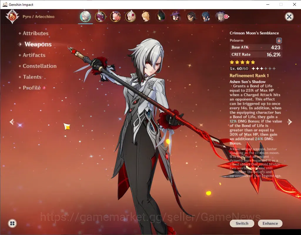 Genshin Impact Accounts ASIA|AR 50|BD Unset|1 Limited + 3 (*5Standart)|[Ar image 4