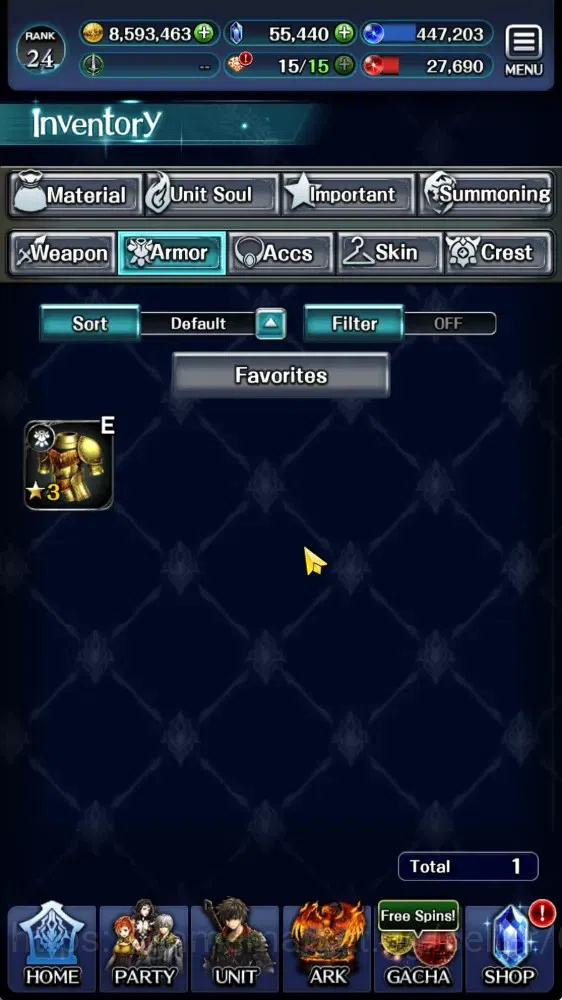 Last Cloudia Accounts GLOBAL|Rank 24|55K Cryst|Collab Brave Frontier (G  image 16