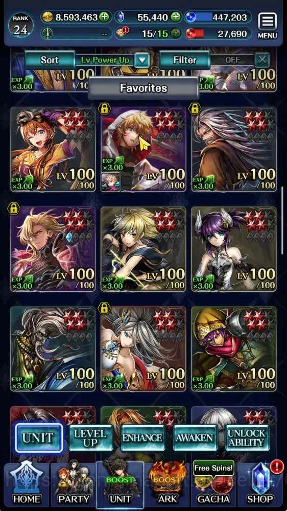 Last Cloudia Accounts GLOBAL|Rank 24|55K Cryst|Collab Brave Frontier (G  image 2