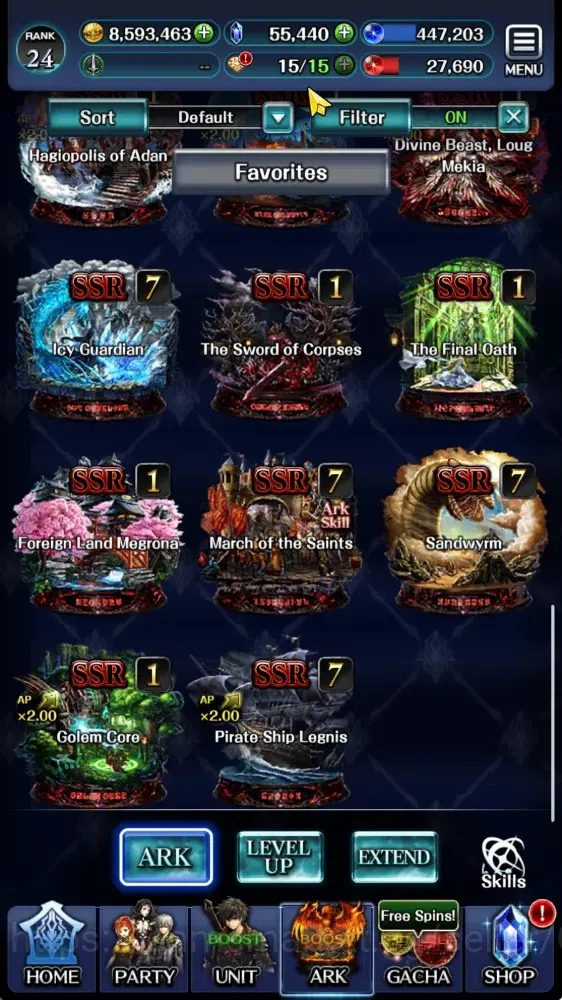 Last Cloudia Accounts GLOBAL|Rank 24|55K Cryst|Collab Brave Frontier (G  image 6
