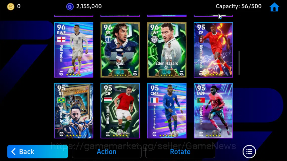 eFootball Accounts Mobile|F Cannavaro,Raul,BlitzCurler(Desire Doue),V image 13